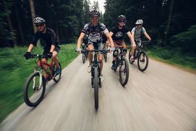 Mountainbiker im Harz